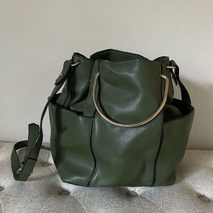 Army Green Bucket Bag